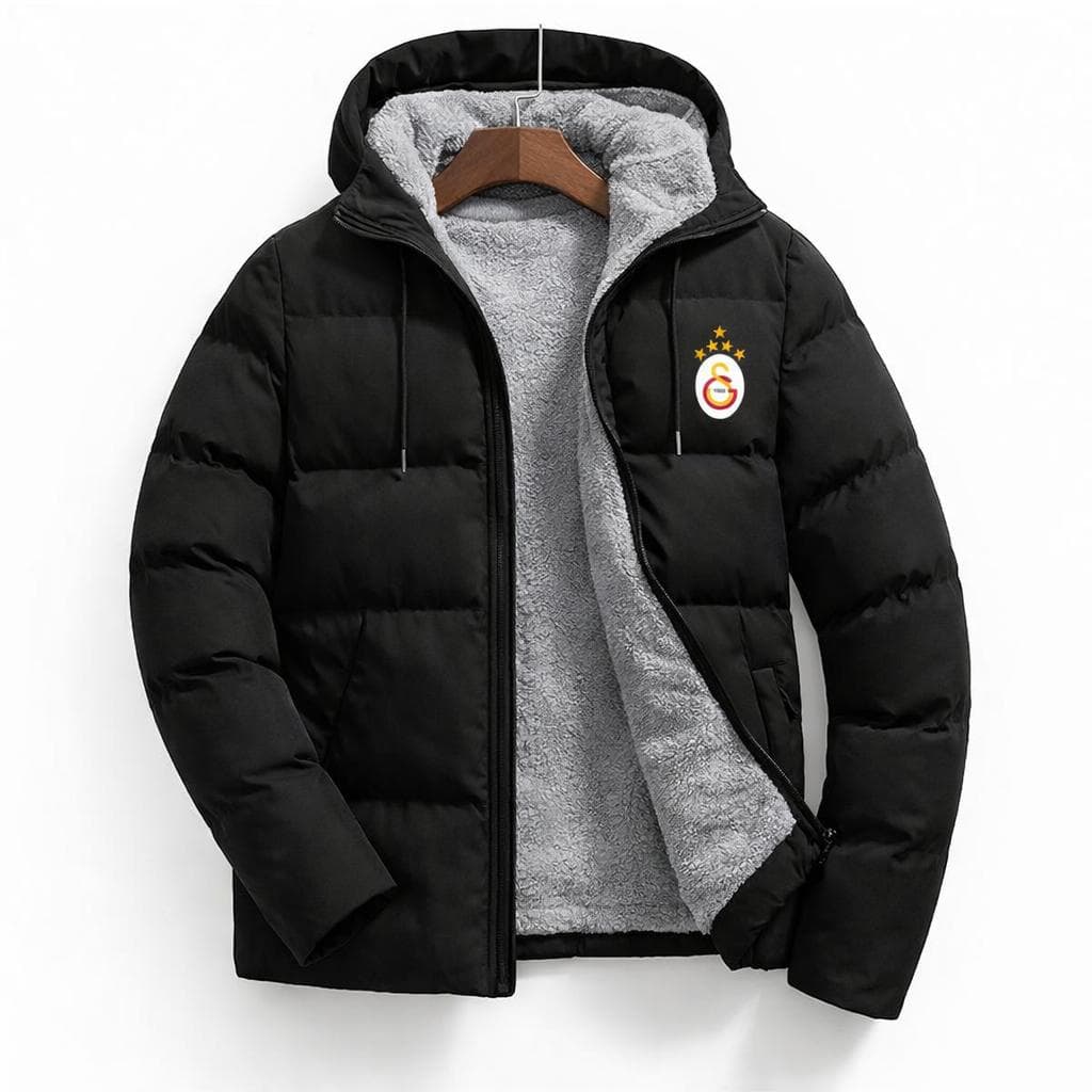 Polar Galatasaray Siyah Şişme Mont