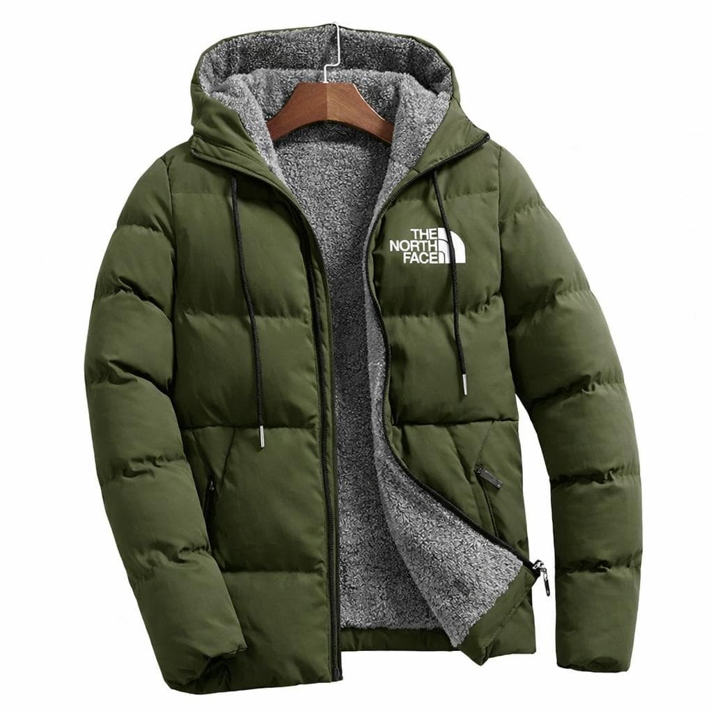 Polar North Face Haki Şişme Mont